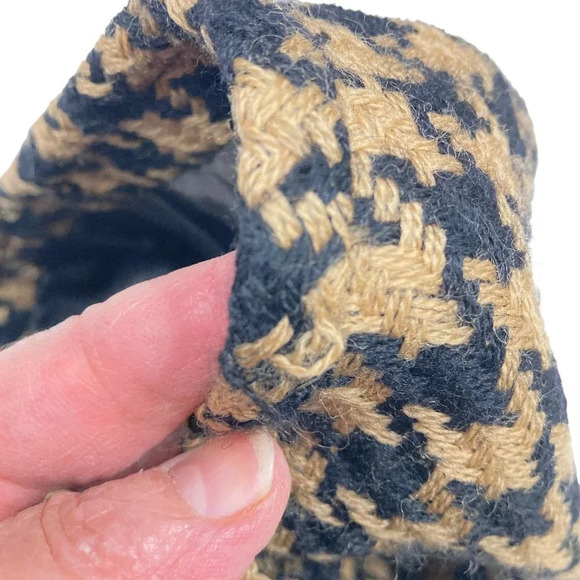 Kasper & Company‎ Houndstooth Lined Wool Pencil Skirt, Camel & Black, 12 Petite - Picture 9 of 9